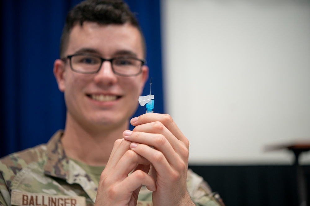 Tiger medics prepare Moody for Flu season