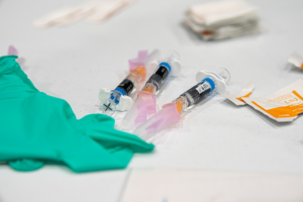 Tiger medics prepare Moody for Flu season