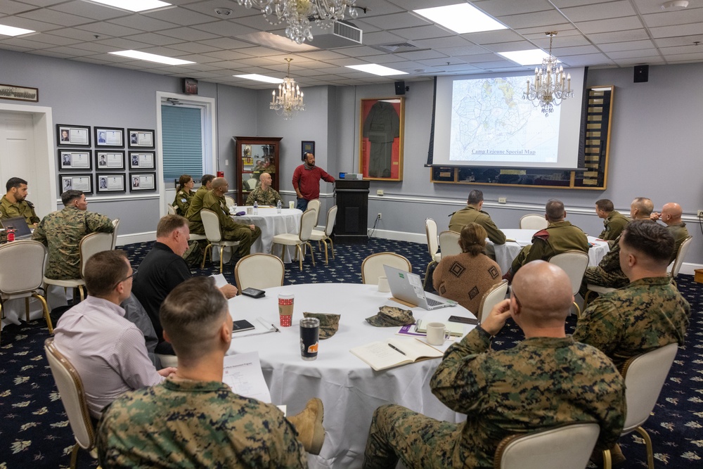 IDF Meets With II MEF Staff