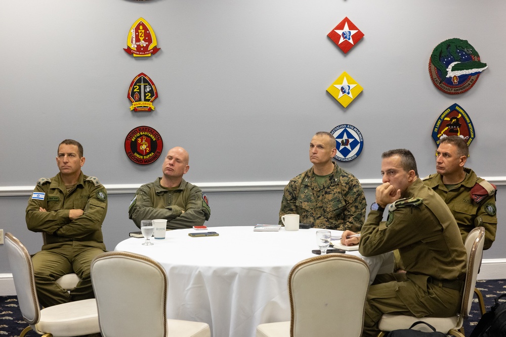 IDF Meets With II MEF Staff