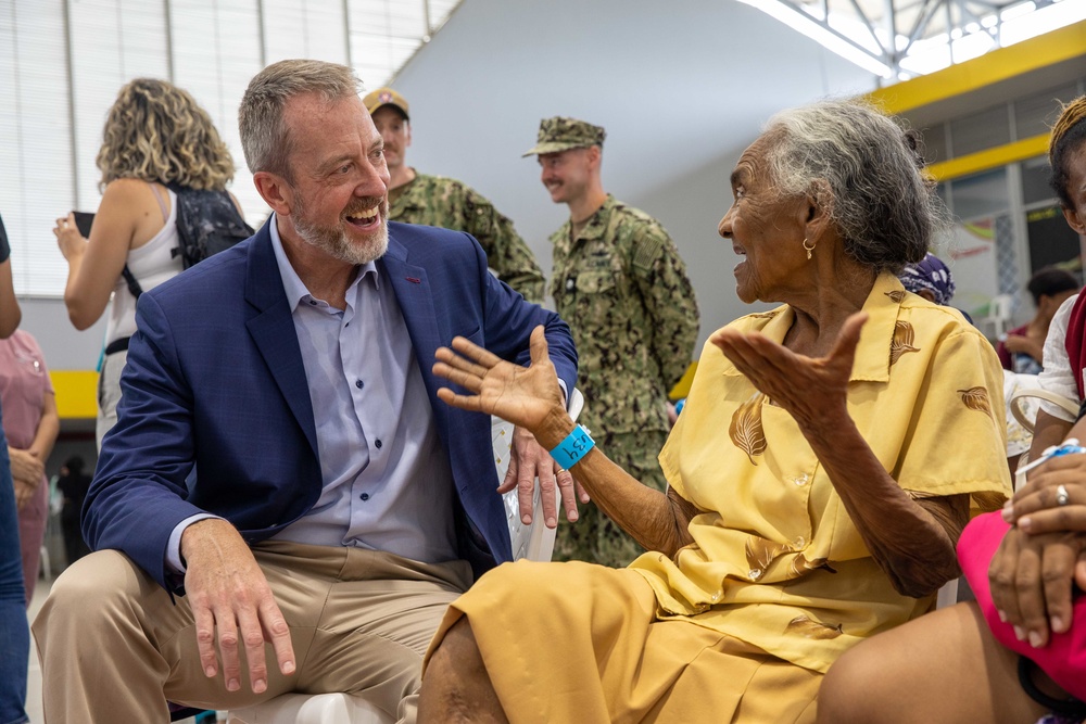 U.S. Ambassador to Venezuela James Story visits Cartagena, Columbia during Continuing Promise 2022
