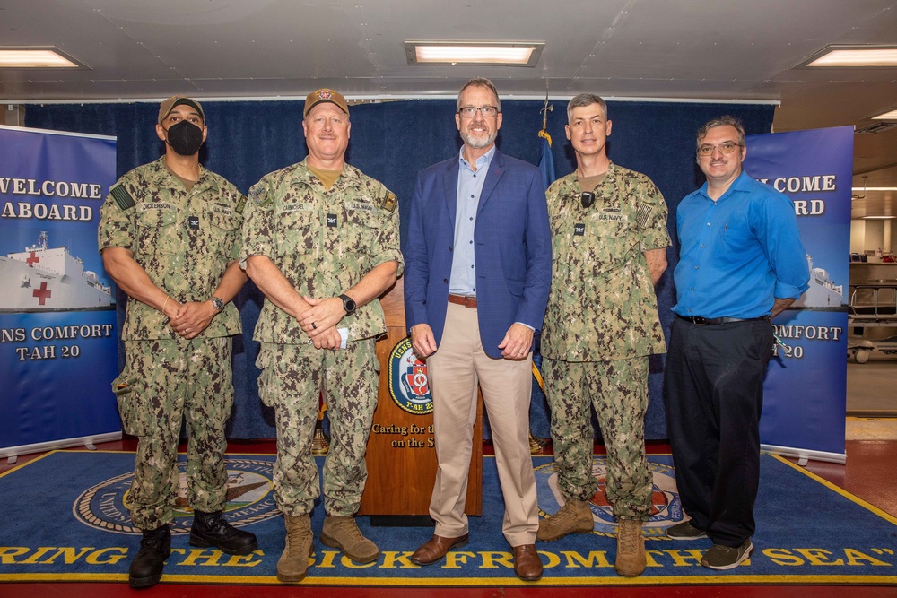 U.S. Ambassador to Venezuela James Story visits Cartagena, Columbia during Continuing Promise 2022