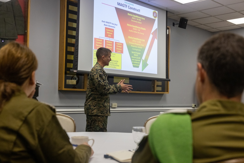 IDF Meets With II MEF Staff