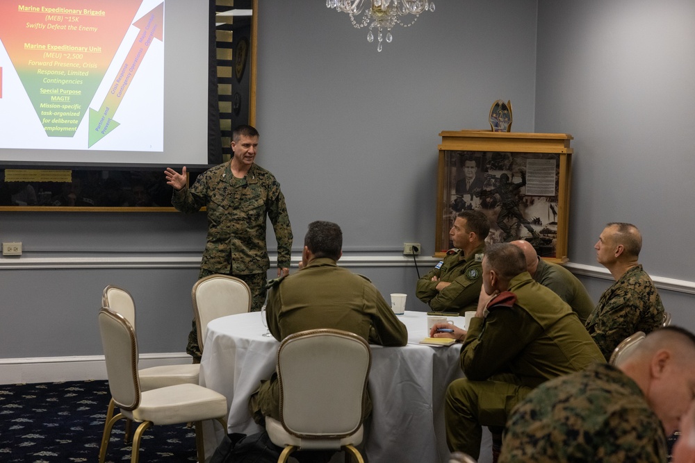 IDF Meets With II MEF Staff