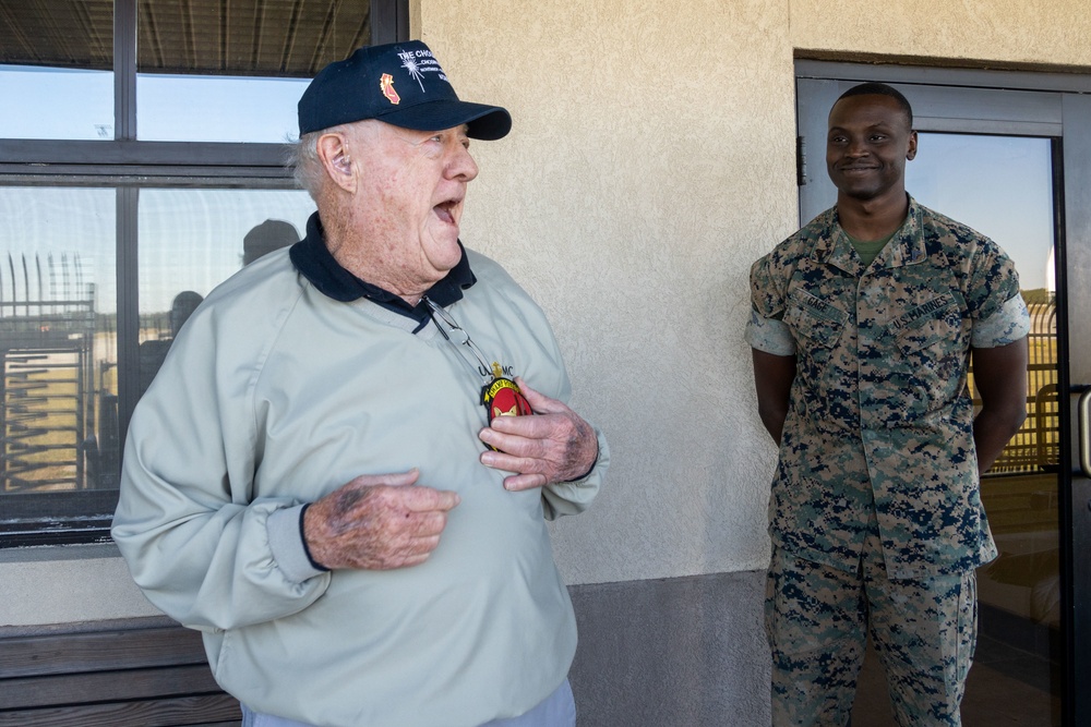 Chosin Few Visits MCAS Beaufort