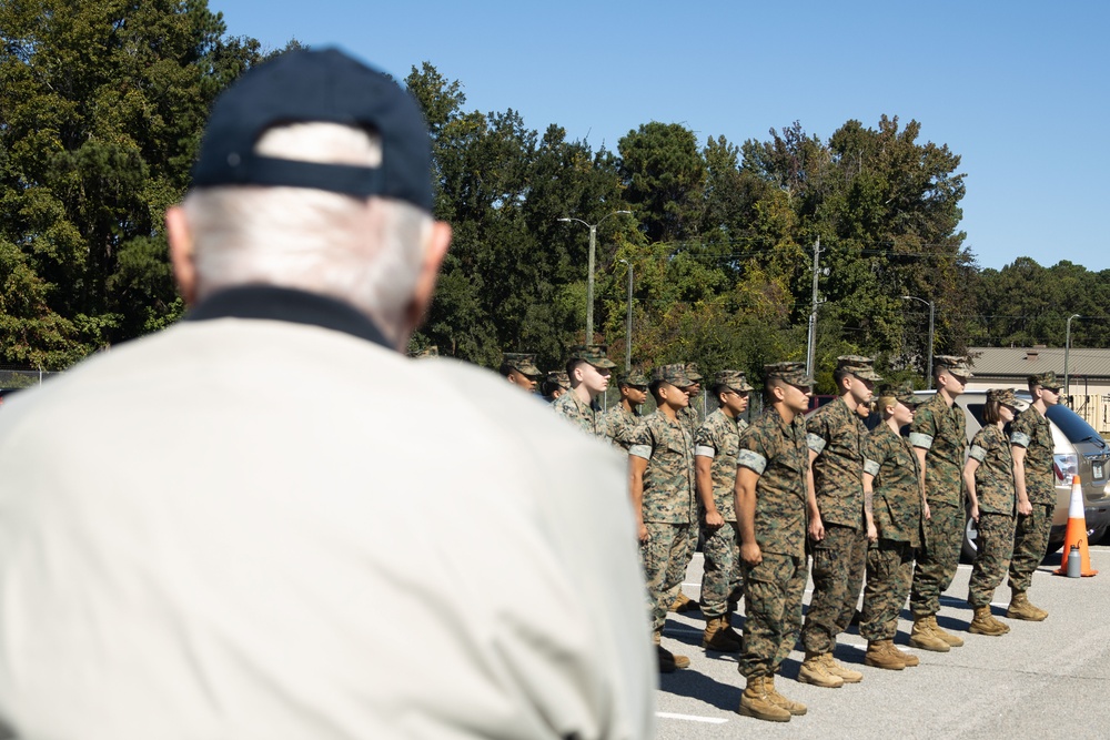 Chosin Few Visits MCAS Beaufort