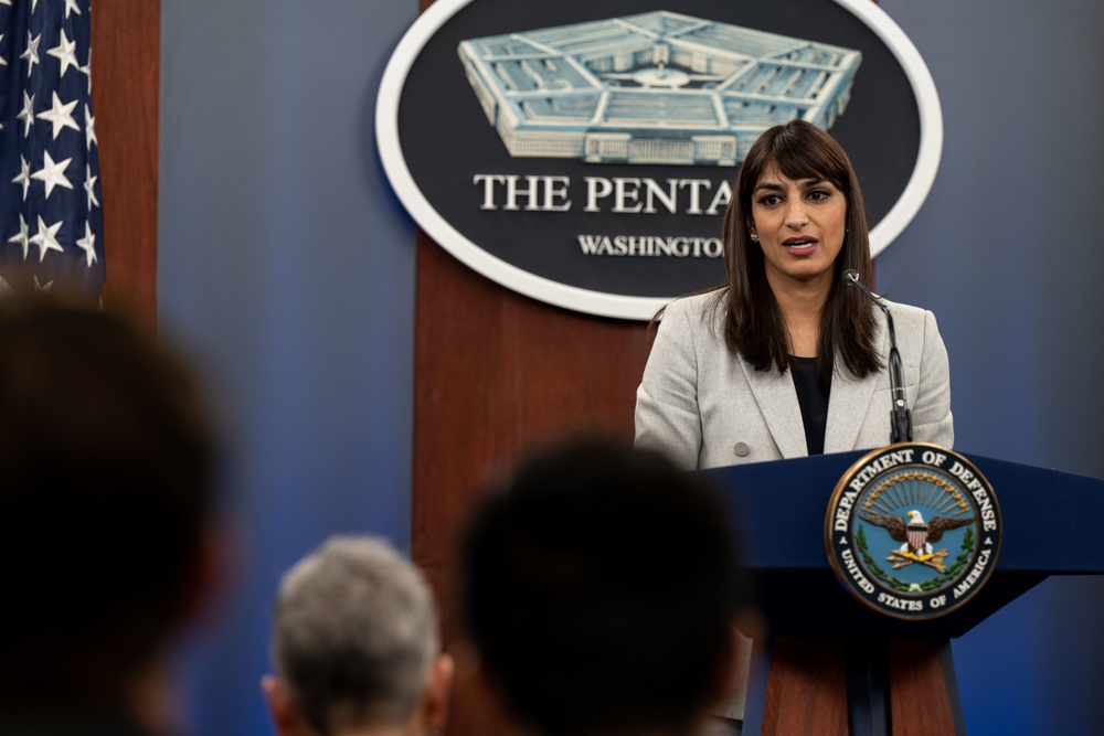 Deputy Pentagon Press Secretary Sabrina Singh Conducts Press Briefing