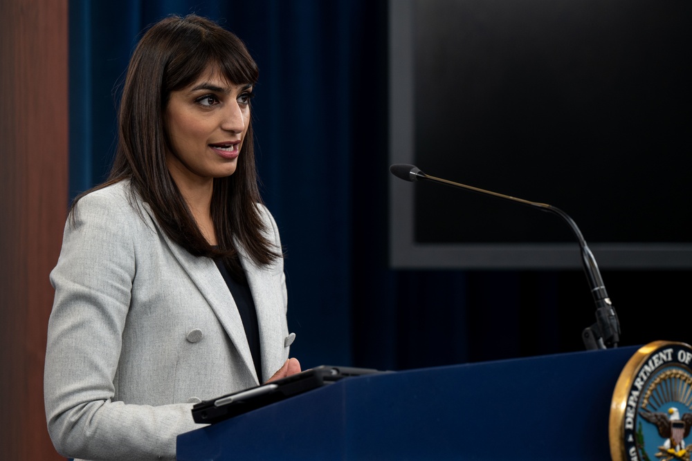 Deputy Pentagon Press Secretary Sabrina Singh Conducts Press Briefing