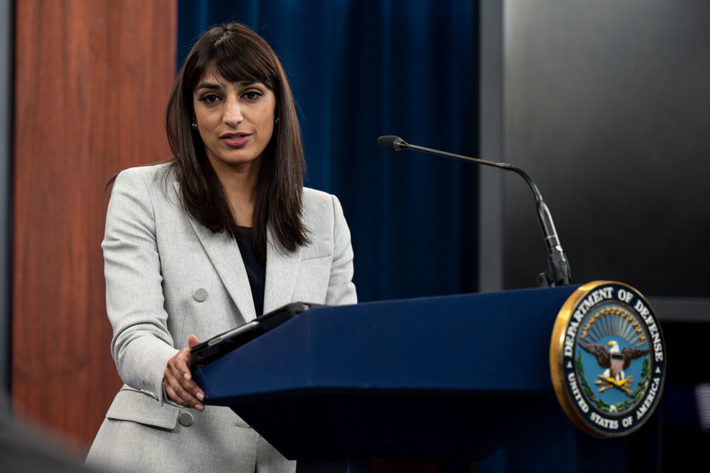 Deputy Pentagon Press Secretary Sabrina Singh Conducts Press Briefing