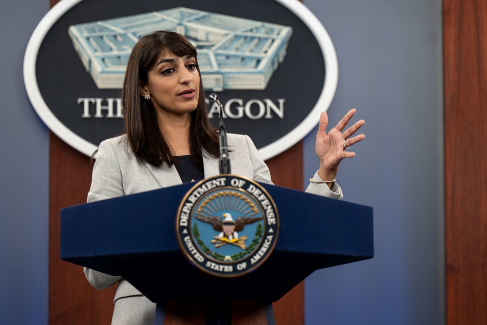 Deputy Pentagon Press Secretary Sabrina Singh Conducts Press Briefing