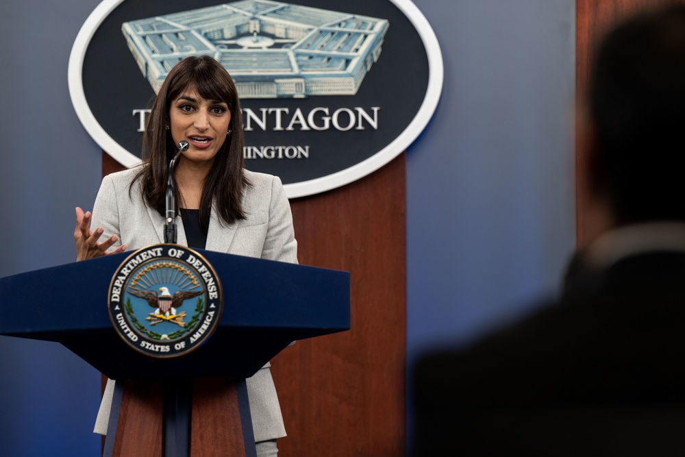 Deputy Pentagon Press Secretary Sabrina Singh Conducts Press Briefing