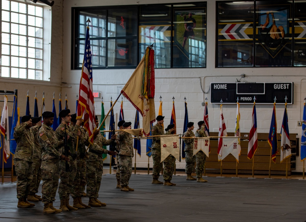 101st Brigade Support Battalion, 1st Armored Brigade Combat Team Assumption of Responsibility ceremony