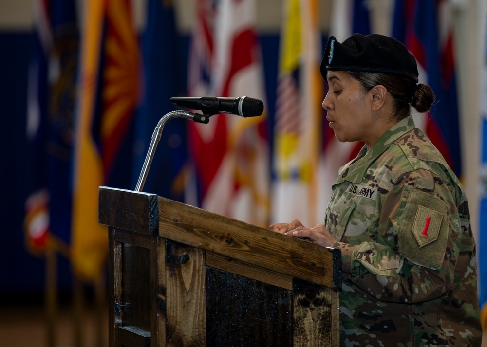 101st Brigade Support Battalion, 1st Armored Brigade Combat Team Assumption of Responsibility ceremony