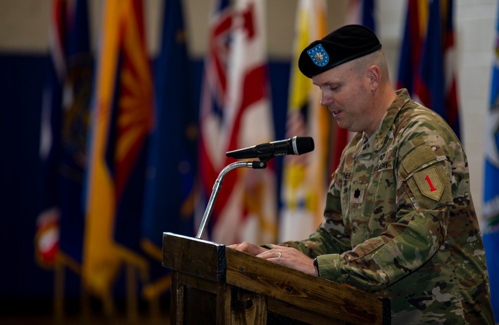 101st Brigade Support Battalion, 1st Armored Brigade Combat Team Assumption of Responsibility ceremony