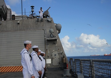 USS Milwaukee Celebrates Statia Day, Commemorating American History