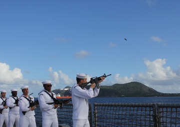 USS Milwaukee Celebrates Statia Day, Commemorating American History