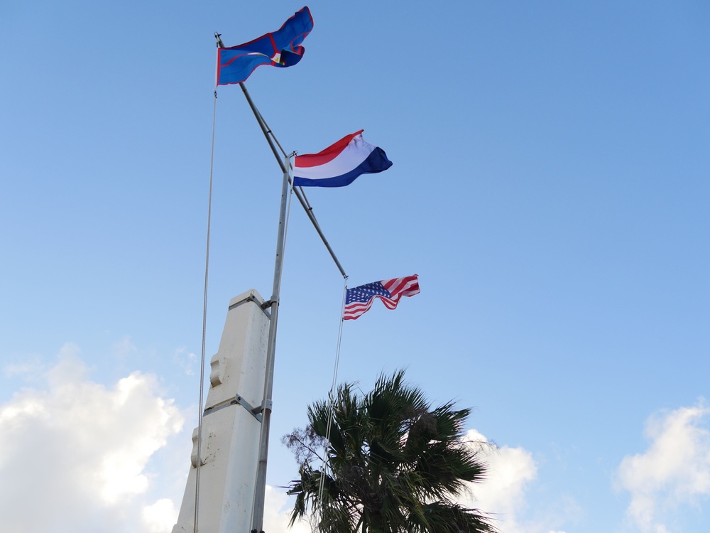 USS Milwaukee Celebrates Statia Day, Commemorating American History