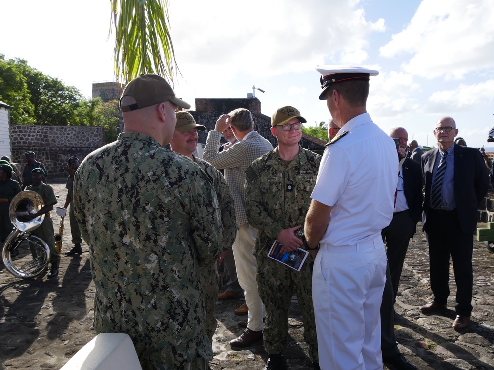 USS Milwaukee Celebrates Statia Day, Commemorating American History