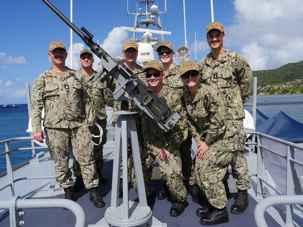 USS Milwaukee Celebrates Statia Day, Commemorating American History