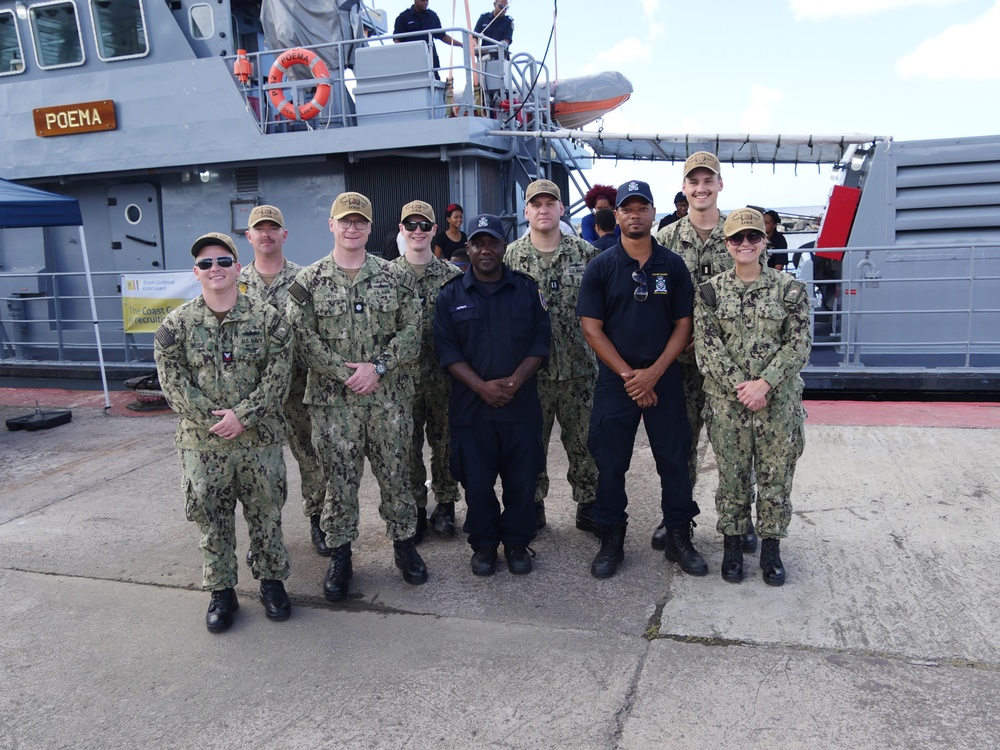 USS Milwaukee Celebrates Statia Day, Commemorating American History