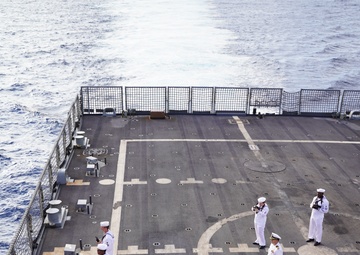 USS Milwaukee Celebrates Statia Day, Commemorating American History