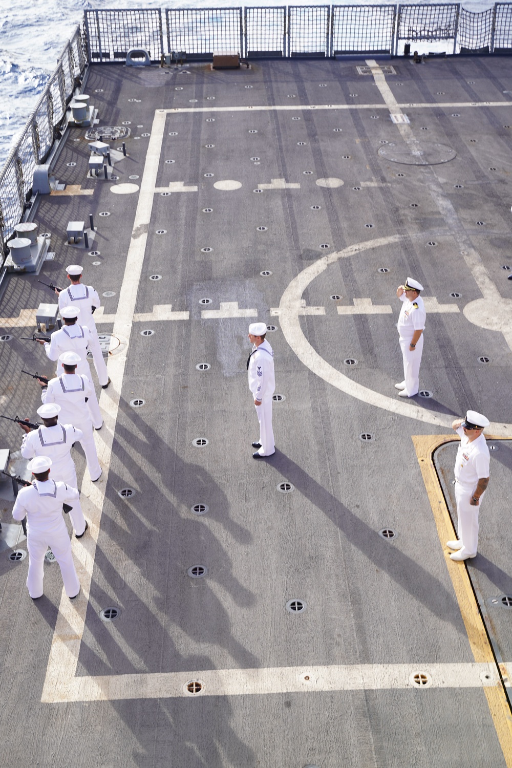 USS Milwaukee Celebrates Statia Day, Commemorating American History