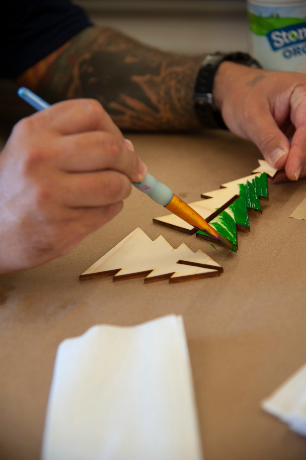 Wounded Warriors participate in woodworking as part of Warrior Care Month