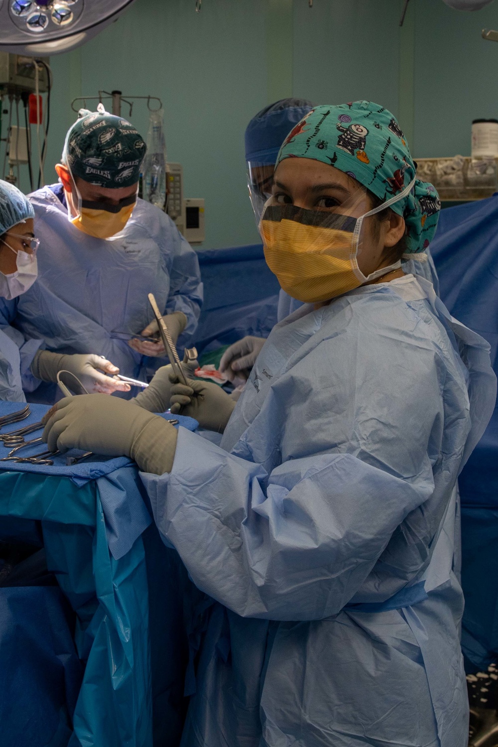 Hernia Operation Aboard USNS Comfort
