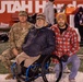 Vietnam veteran is recognized during University of Utah football game.