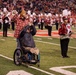 Vietnam veteran is recognized during University of Utah football game.