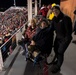 Vietnam veteran is recognized during University of Utah football game.