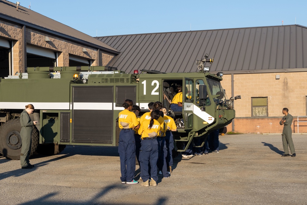 NJROTC visits MCAS Beaufort