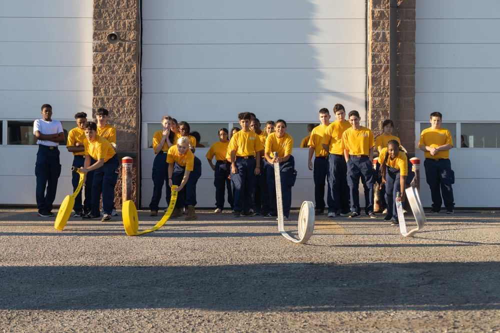 NJROTC visits MCAS Beaufort