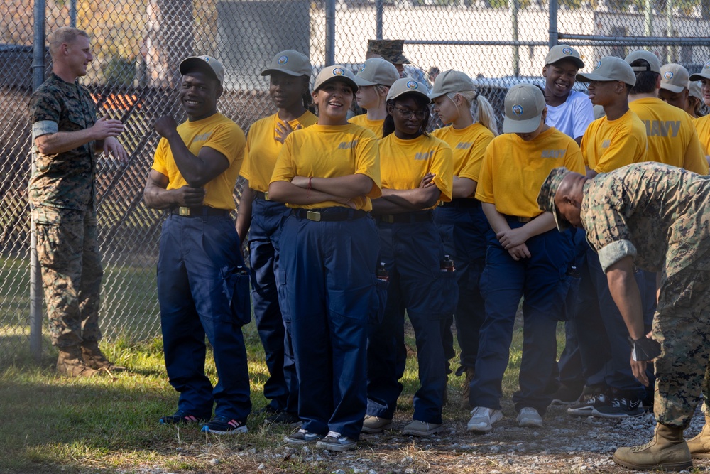 NJROTC visits MCAS Beaufort