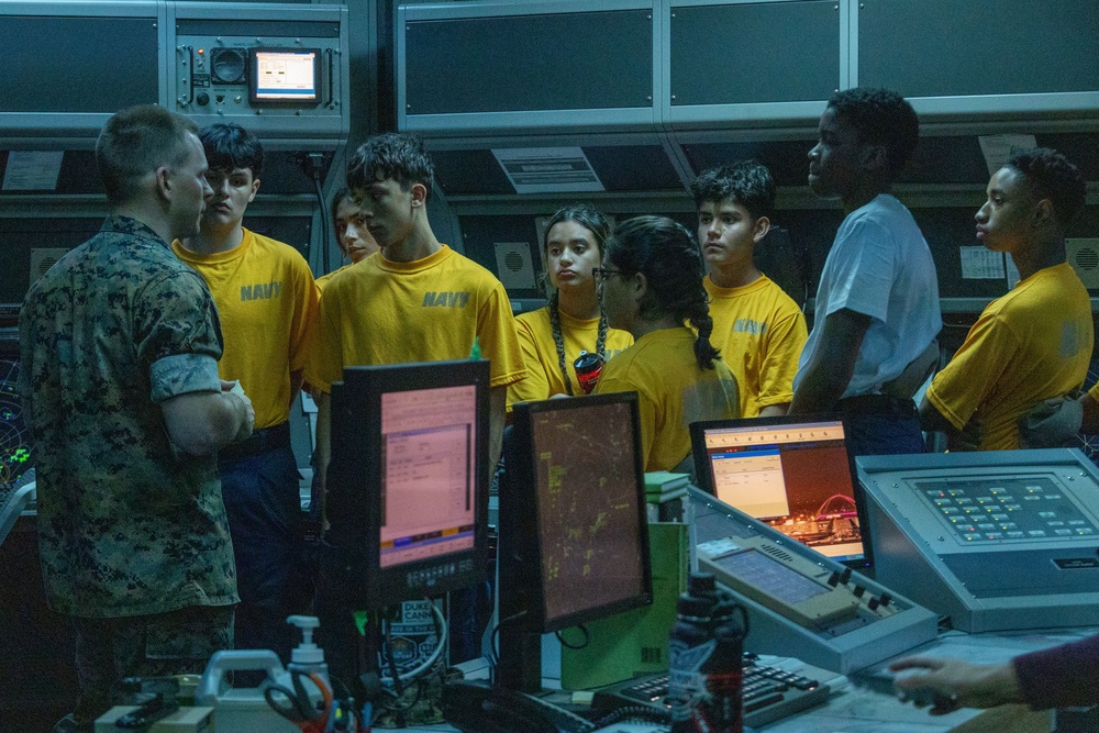 NJROTC visits MCAS Beaufort