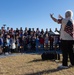 MAWTS-1 color guard performs at Desert View Academy