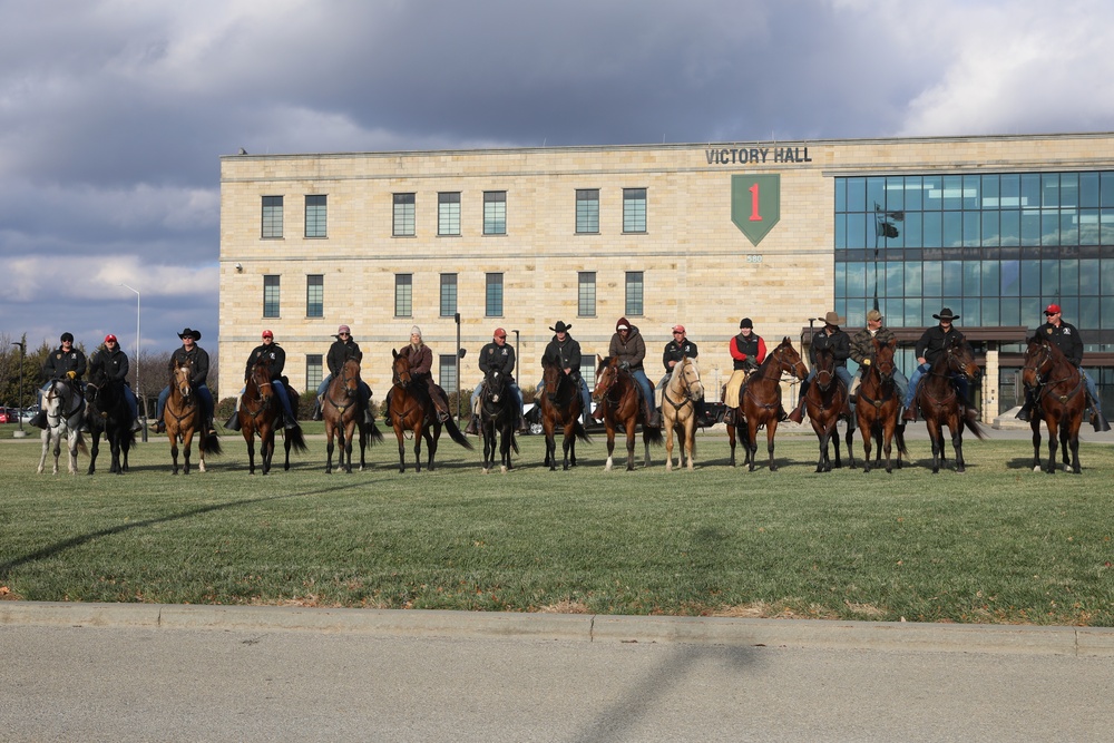 1st Infantry Division Commanding General's Mounted Color Guard Summit