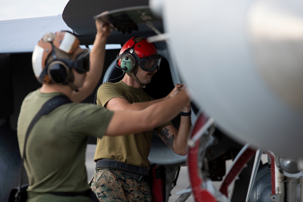 Keen Sword 2023: VMFA-312 Launch From Nyutabaru