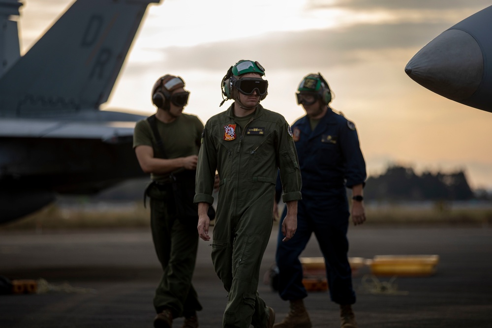 Keen Sword 2023: VMFA-312 Launch From Nyutabaru