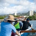 Wounded Warriors participate in outrigger canoe paddling as part of Warrior Care Month