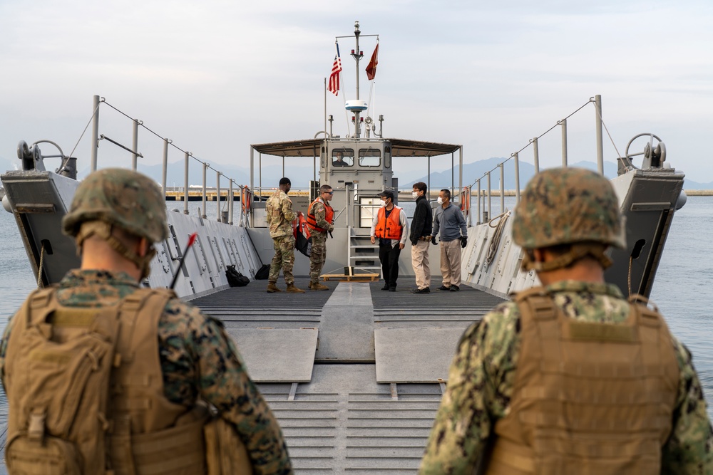 Exercise Active Shield 2022: US Marines, Sailors conduct water to ground transport