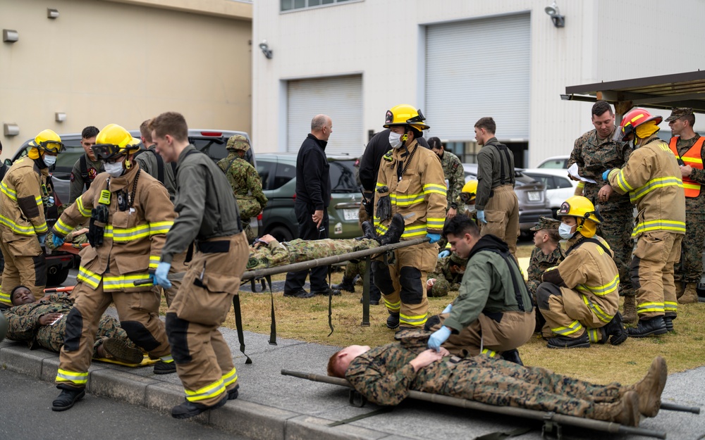 Exercise Active Shield 2022: US, 13th Brigade first responders respond to simulated casualties