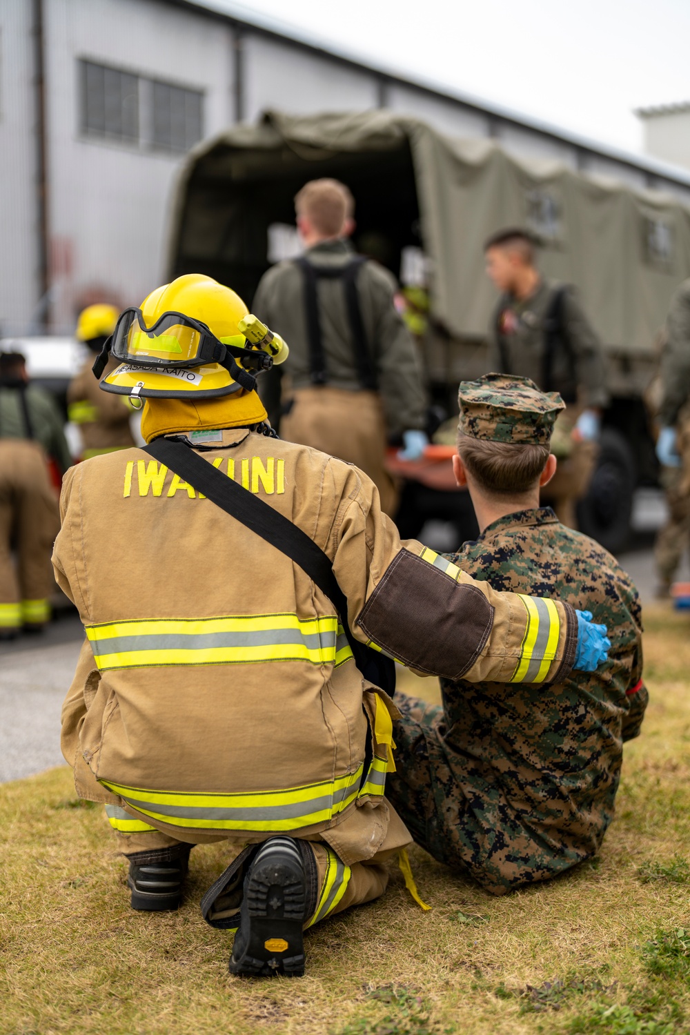 Exercise Active Shield 2022: US, 13th Brigade first responders respond to simulated casualties