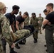 Exercise Active Shield 2022: US Navy Corpsmen, Japan Ground Self-Defense Force members conduct simulated casualty evacuation