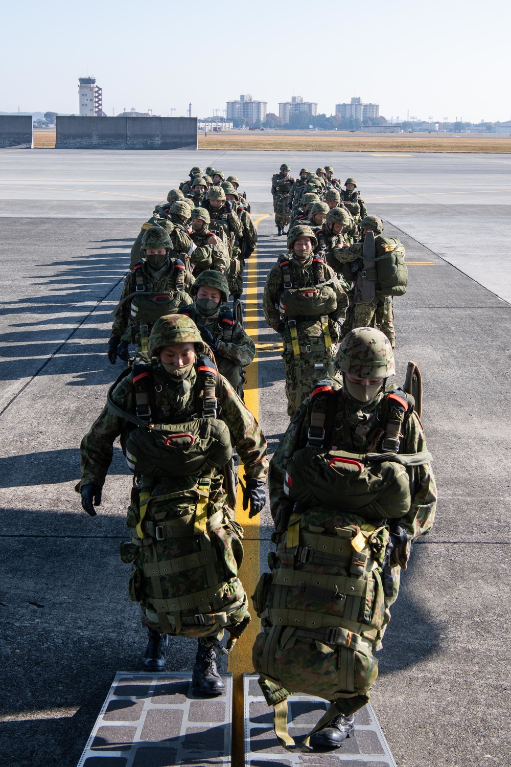 36th Airlift Squadron and JGSDF team up for jump training