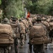 3rd Landing Support Battalion Marines Conduct Conditioning Hike and Combat Skills Training Event