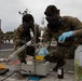 U.S. Marines and Army Soldiers conduct low light CBRN