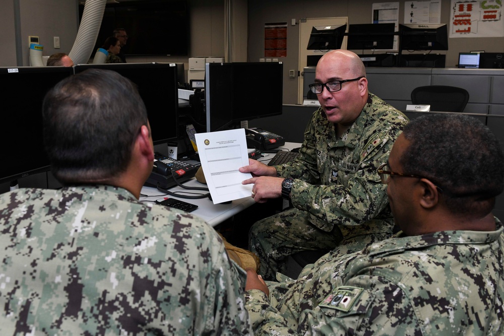 Active, Reserve Sailors Man Watch Station During Keen Sword 23