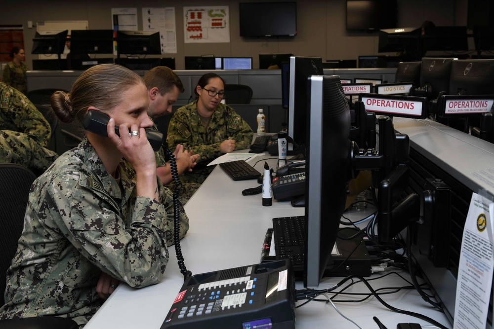 Active, Reserve Sailors Man Watch Station During Keen Sword 23