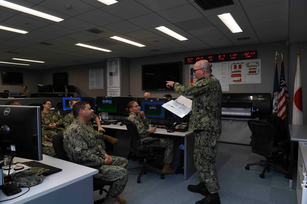 Active, Reserve Sailors Man Watch Station During Keen Sword 23